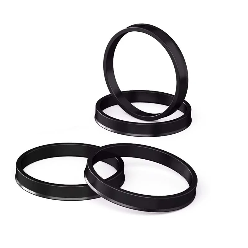 Anello centrale del mozzo in plastica nera